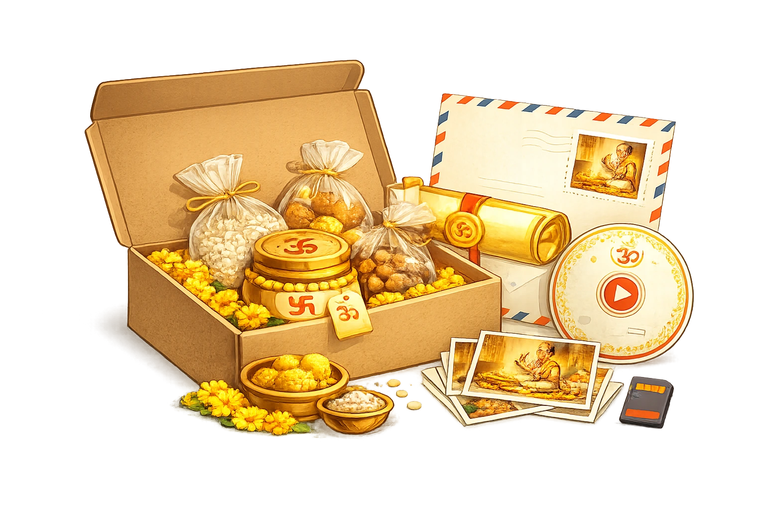 Receive Prasad & Proof